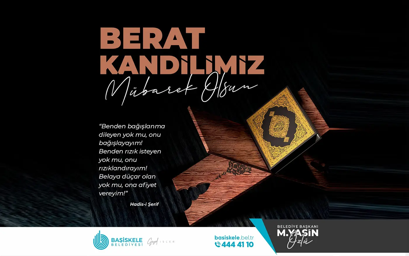 Başkanımız M. Yasin Özlü’den Berat Kandili Mesajı